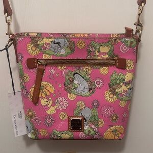 Dooney & Bourke Disney Winnie The Pooh Pink Floral Crossbody Bag